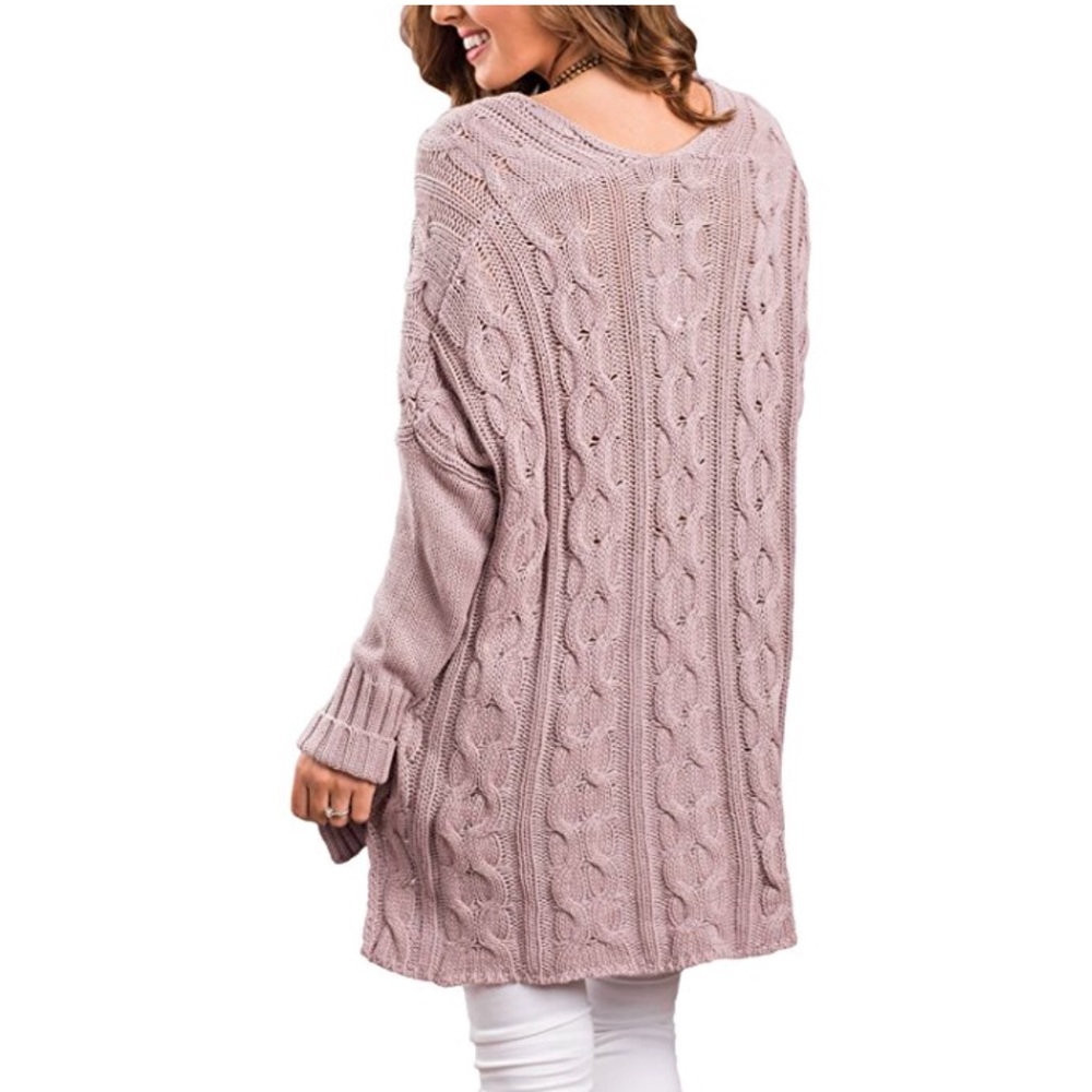 Beautiful women long sleeve knit sweater - Picture 3 of 4